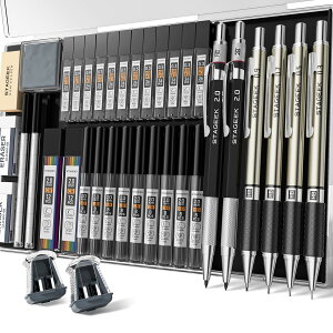 STAGEEK 6�{���� �V���[�v�y���V���Z�b�g 0.3�A0.5�A0.7�A0.9MM �� 2�{ 2.0MM �V���[�y�� 492�{�̃V���[�c�iHB 2H 2B 4H 4B 6B �J���[�j�t�� �����S�� �f�b�T���p ���} �X�P�b�` �A�[�g �����p �`��p ����