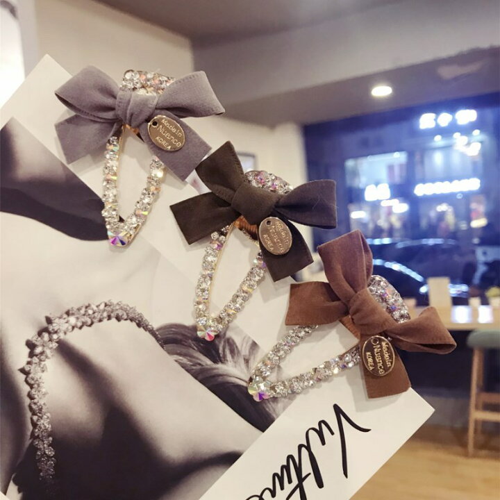 楽天市場】【当日出荷】 ヘアアクセサリー ヘアヘアリボン ベロア 