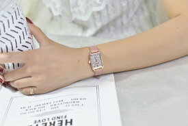 【当日出荷】 腕時計 レディース 小ぶり とけい ウォッチ 可愛い かわいい アンティーク アースカラー お洒落 おしゃれ 韓国 ピンク 黒 ブラウン 学生 女の子 見やすい スクエアデザインウォッチ・腕時計 雑貨
