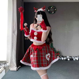 【即日出荷】 サンタ コスプレ チェック クリスマス サンタコス サンタ 衣装 セクシー リボン Aライン コスプレ セクシー レディース かわいい サンタクロース チェックサンタ うさぎ 可愛い 仮装 衣装 コスチューム クリスマス パーティー ミニスカサンタ 余興 エロい