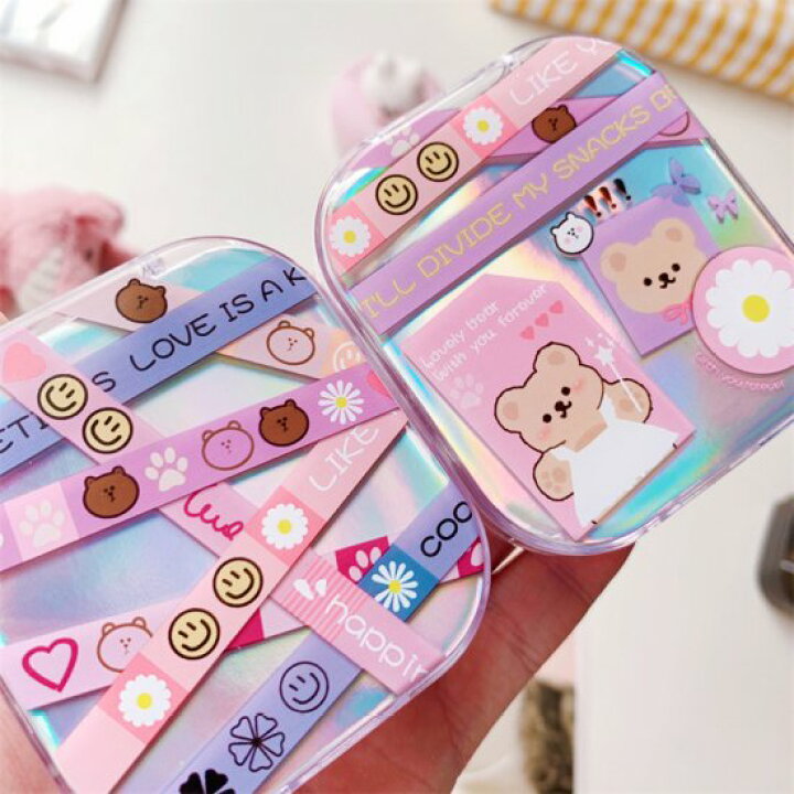 当日出荷 コンタクトケース カラコン コンタクト かわいい 可愛い ソフト プラスチック 高校生 ミラー付 大学生 持ち運び レンズケース