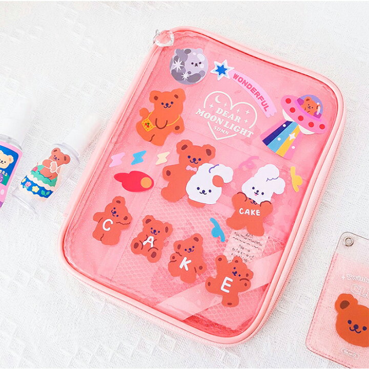 楽天市場 即日出荷 韓国 シール デコ くま 可愛い かわいい 手帳 かわいいステッカー スマホ デコレーション ステッカー 女の子 小学生 中学生 高校生 学生 スケジュール 携帯 Milkjoy クマさんの可愛いキャラクターシール 全4種 雑貨 韓国雑貨のpinkcarrot