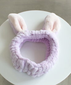 子供服Rora アーン 洗顔 ヘアバンド キッズ 女の子 ヘアターバン タオル ヘアバンド 子供 小物 かわいい おしゃれ 可愛い 洗顔ヘアバンド 猫 うさぎ アクセサリー おすすめ プレゼント お家時間 グッズ ホワイト ピンク パープル グリーン