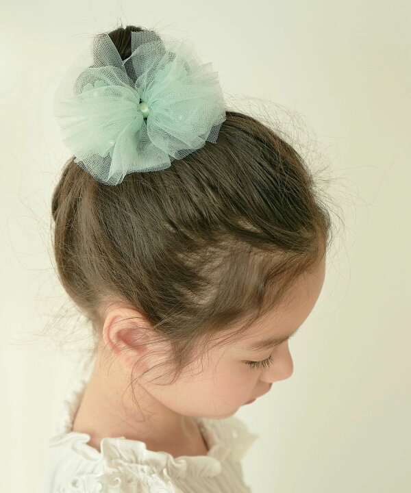 楽天市場】子供服Rora ベティ チュール リボン ヘアクリップ キッズ 