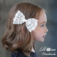 子供服Rora ヘイリー ヘアクリップ クリスマス キッズ ヘアアクセサリー 子供 キッズ ヘアアクセ ヘアク…
