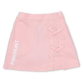 ≪最大1,000円OFFクーポン配布中！≫【50％OFF アウトレットSALE】通販限定 PINKHUNT ピンクハント リボン付き スカート 1830K 子供服 キッズ ジュニア 女の子 小学生 中学生 おしゃれ かわいい PH