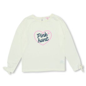 【50％OFF アウトレットSALE】通販限定 PINKHUNT ピンクハント 袖口絞り ロンT 1435K 子供服 キッズ ジュニア 女の子 PH 中学生 かわいい 服