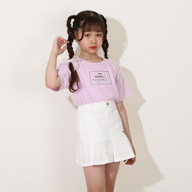 【30％OFF アウトレットSALE】通販限定 パール入り クリア ワッペン Tシャツ 8178K 子供服 キッズ ジュニア 女の子 PH 小学生 お出かけ かわいい おしゃれ PINKHUNT ピンクハント