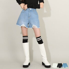 SALE 20％OFF ダメージ デニム ショートパンツ 8116K Cuugal 4月号 掲載 子供服 キッズ ジュニア 女の子 PH 小学生 お出かけ かわいい おしゃれ 中学生 PINKHUNT ピンクハント