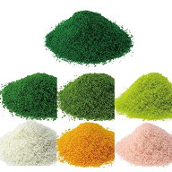 ジオラマスポンジ 30g 全7色 1袋入 / カラーパウダー 草 草木 葉っぱ コケ 苔 自然 森 林 スポンジ 花 桜…