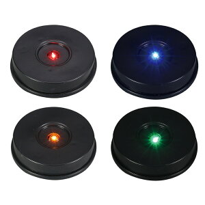 LEDコインライト 全4色 赤 青 黄 緑 1個入 / 赤 青 黄 緑 レッド ブルー イエロー グリーン ライト 照明 LED ランプ ライトベース オブジェ 雑貨 発光 ディスプレイ ライティングアート クリスマ