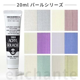 【ターナー】 アクリルガッシュ 20ml 1個入 パール / 文房具 文具 ステーショナリー 絵具 絵の具 えのぐ お絵描き ペインティング 画材 インク インキ カラー 新学期 プレゼント イラスト アート 【ゆうパケット対応】