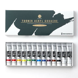 【ターナー】 アクリルガッシュ 11ml 13色スクールセット 1個入 / 文房具 文具 ステーショナリー 絵具 絵の具 えのぐ お絵描き ペインティング 画材 インク インキ カラー 新学期 プレゼント イラスト アート 【ゆうパケット対応】