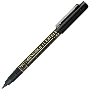 y|z ZIG CARTOONIST MANGAKA FLEXIBLE FINE BLACK 1 / }K  ؂ ~y CXg fUC ^O hG L 莆 蒠 G G莆 G ޗ  痿 kuretake ꂽ |y
