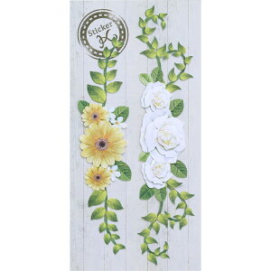y|zHANDMADE STICKER K FLOWER DECORATION nhCh XebJ[ PC t[fR[V 1 / EFJ{[h DIY ԉDIY y[p[Ntg nhCh nhCh