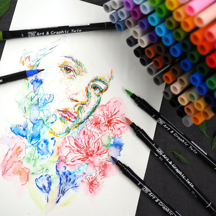 楽天市場 呉竹 Zig Art Graphic Twin 81v 1個入 セット アート アンド グラフィック ツイン イラスト レタリング 手書き 手帳 日記 ダイアリー デザイン スケッチ カラー筆ペン 筆ぺん 硬筆 軟筆 アート 細書 画材 絵 くれたけ くれ竹 水性 楽天市場 呉竹 Zig Art Graphic Twin 81v 1個入 セット アート アンド グラフィック ツイン イラスト レタリング 手書き 手帳 日記 ダイアリー デザイン スケッチ カラー筆ペン 筆ぺん 硬筆 軟筆 アート 細書 画材 絵 くれたけ くれ竹 水性