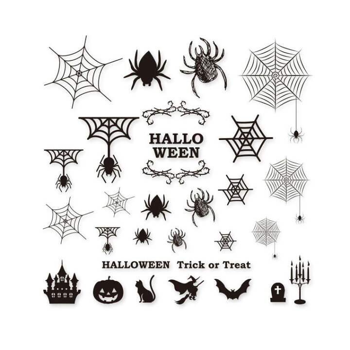 楽天市場 レジン封入用コラージュフィルム ハロウィン クモと蜘蛛の巣 スパイダー Spiderハローウィン 飾り 透明シート 手作りグッズ 雑貨 ファッション 装飾 アロマワックスサシェ ハーバリウム ゆうパケット対応 手芸材料のお店 アンシャンテ工房