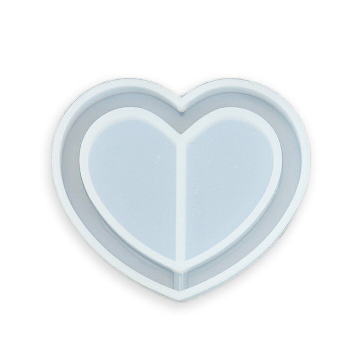 楽天市場 シリコンモールド ハート 51mm 44mm シリコン型 シリコン製 Uvレジン型 ゆうパケット対応 手芸材料のお店 アンシャンテ工房