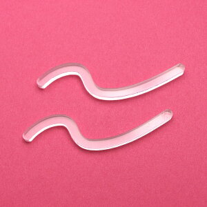 アクリル製 ディスプレイ小物 早波 小サイズ クリア 15×55mm 厚さ3mm 2個入 アンシャンテラボ / 撮影用小物 SNS インスタグラム Instagram 商品画像 ネット販売 展示 ハンドメイドアクセサリー 手作