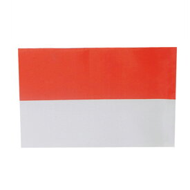 世界の国旗（約21×14cm）ア行国 ：インドネシア / 手旗 小さめ ミニ国旗 手持ち フラッグ 応援グッズ【ゆうパケット対応】