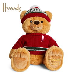 送料無料【Harrods year bear 2023】ハロッズ　テディベア　　正規品 イヤーベア　クリスマス　ハロッズリボン