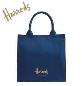 [Harrods]ハロッズ本店　コットン　バッグ　【Sサイズ】　[正規品]