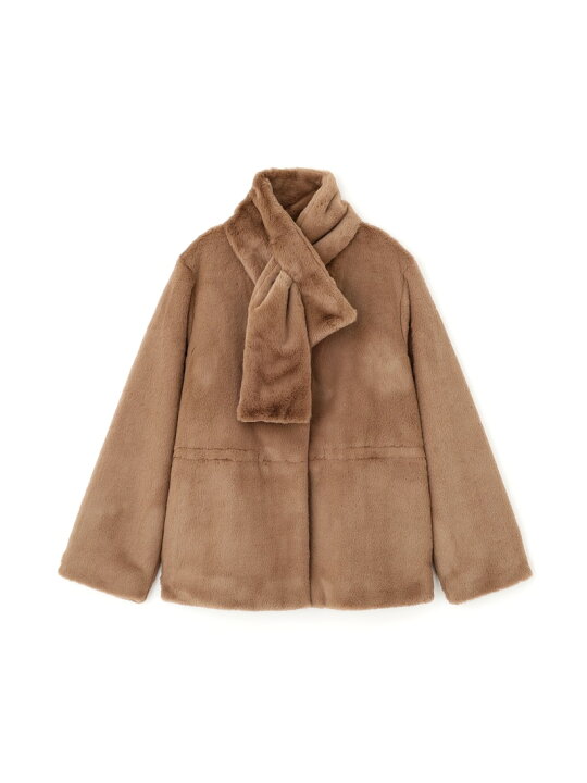楽天市場】【SALE／40%OFF】ティペット付きフォーファーショートコート 