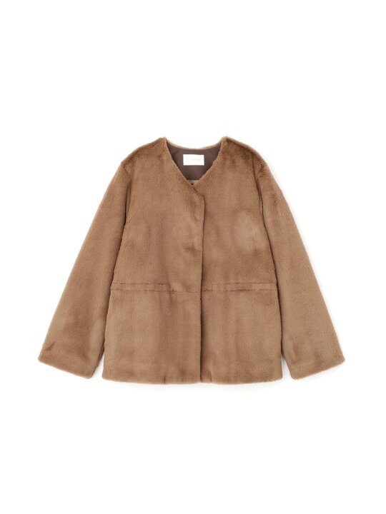 楽天市場】【SALE／40%OFF】ティペット付きフォーファーショートコート 