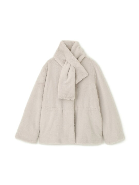 楽天市場】【SALE／40%OFF】ティペット付きフォーファーショートコート 