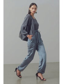 【SALE／57%OFF】◆サテンカーゴパンツ PINKY&DIANNE ピンキー アンド ダイアン パンツ その他のパンツ ブラック グレー【RBA_E】【送料無料】[Rakuten Fashion]