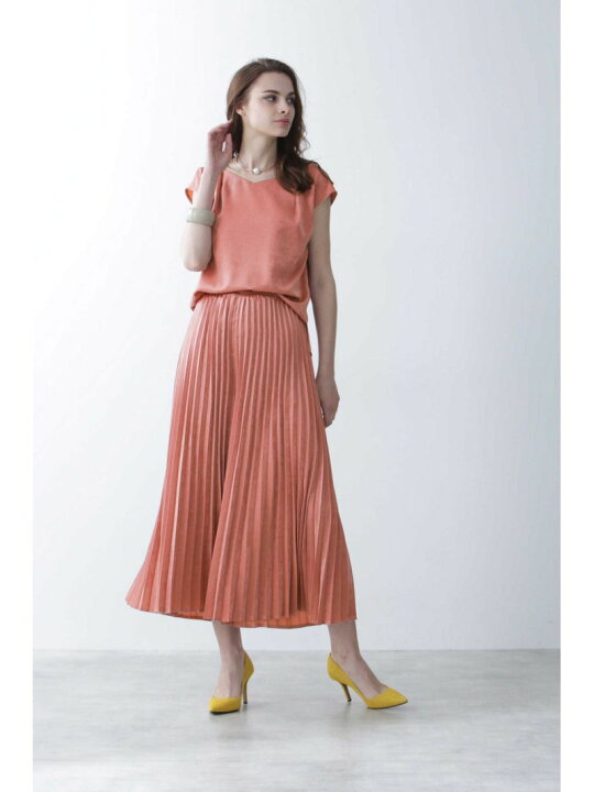 楽天市場】【SALE／68%OFF】◇ピーチサテンプリーツパンツ 