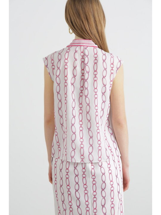 楽天市場】◇チェーンプリントボウタイブラウス PINKY&DIANNE ピンキー  