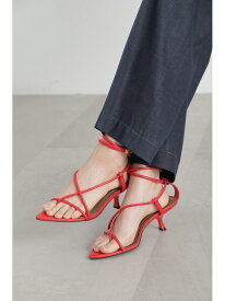 【SALE／50%OFF】◆ナローストラップサンダル PINKY&DIANNE ピンキー アンド ダイアン シューズ・靴 その他のシューズ・靴 レッド ブラック ホワイト【RBA_E】【送料無料】[Rakuten Fashion]