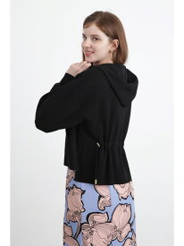 【SALE／57%OFF】ニットダンボールパーカー PINKY&DIANNE ピンキー アンド ダイアン トップス カーディガン グレー ブラック【RBA_E】【送料無料】[Rakuten Fashion]