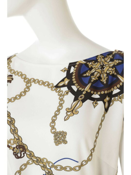 楽天市場】【SALE／20%OFF】[WEB限定商品]スカーフプリントワンピース  