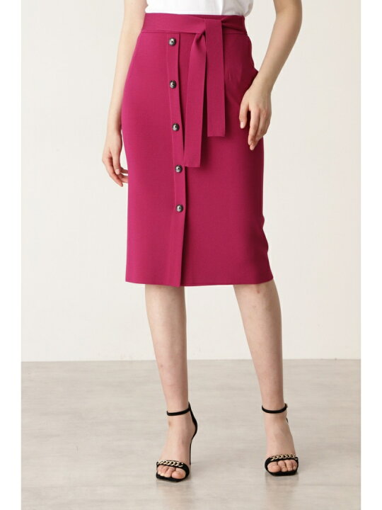 楽天市場 Sale 37 Off フロント釦デザインスムースニット Pinky Dianne ピンキー アンド ダイアン スカート スカートその他 ピンク ブラック ブルー Rba E 送料無料 Rakuten Fashion Pinky Dianne