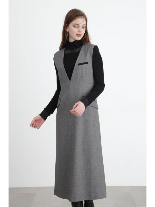 楽天市場】【SALE／37%OFF】◇マスキュリンロングワンピース  