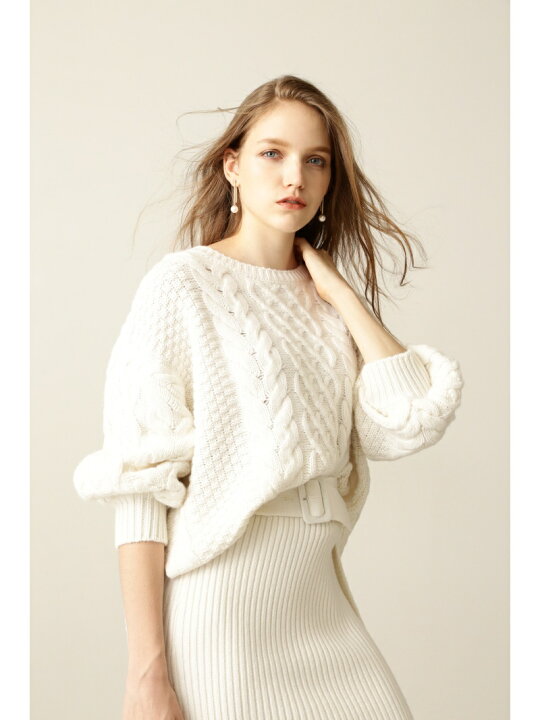 楽天市場】【SALE／60%OFF】◇ケーブルニットトップス PINKY&DIANNE 