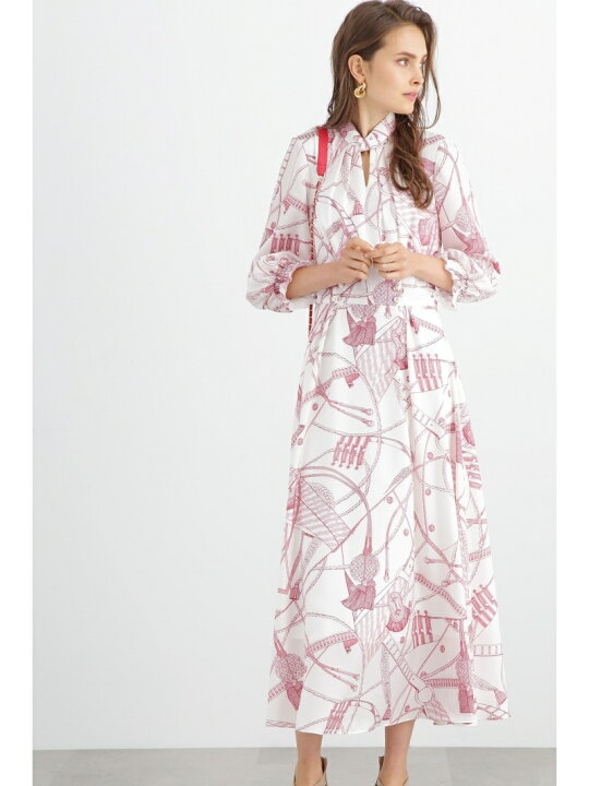 楽天市場】【SALE／30%OFF】スカーフプリントワンピース PINKY&DIANNE  