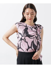 【SALE／40%OFF】アートフラワープリントブラウス PINKY&DIANNE ピンキー アンド ダイアン トップス シャツ・ブラウス ホワイト ピンク【RBA_E】【送料無料】[Rakuten Fashion]