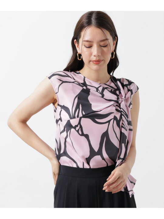 楽天市場】【SALE／40%OFF】アートフラワープリントブラウス 