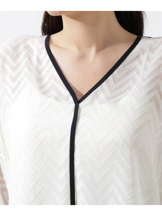 楽天市場】【SALE／30%OFF】パイピングシアーブラウス PINKY&DIANNE 