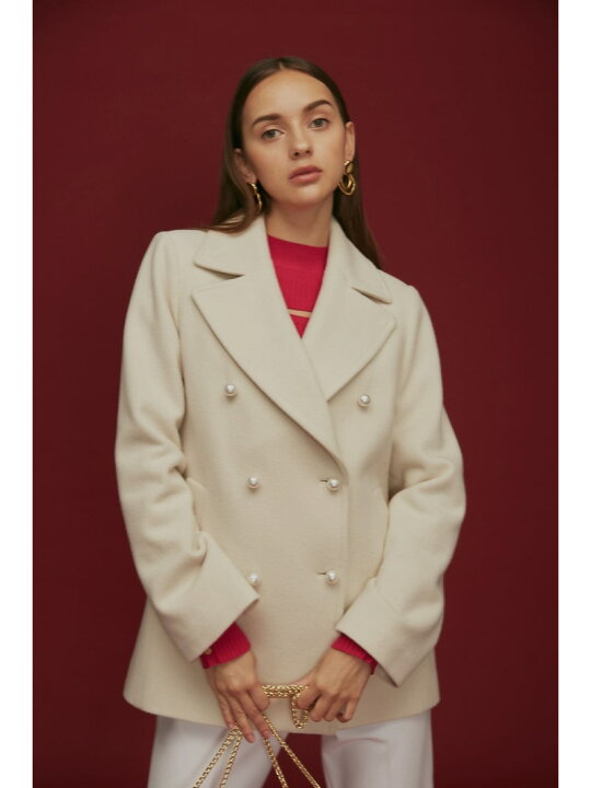 楽天市場】【SALE／50%OFF】◇パール釦ピーコート PINKY&DIANNE 