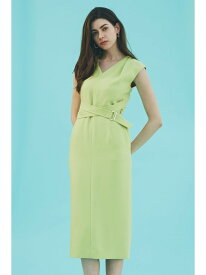 【SALE／40%OFF】◆ウエストクロスオックスワンピース PINKY&DIANNE ピンキー アンド ダイアン ワンピース・ドレス ワンピース ネイビー イエロー ベージュ【RBA_E】【送料無料】[Rakuten Fashion]