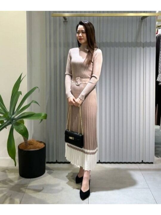 楽天市場】【SALE／40%OFF】◇ミックスリブニットワンピース 