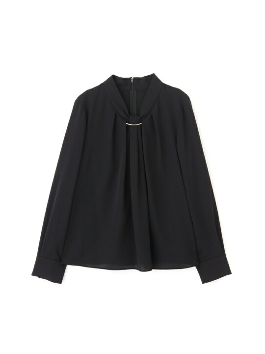 楽天市場】【SALE／60%OFF】◇メタル付きボウタイ風タックブラウス 