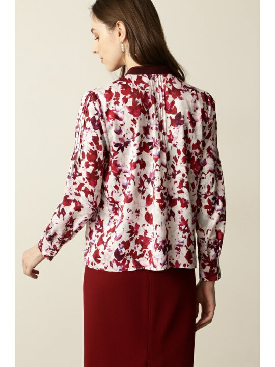 楽天市場】【SALE／60%OFF】◇グラフィカルフラワープリントブラウス  