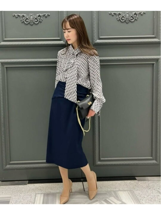 楽天市場】【SALE／50%OFF】◇スクエアドットバイアスプリントブラウス 