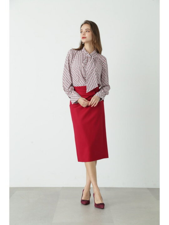 楽天市場】【SALE／50%OFF】◇スクエアドットバイアスプリントブラウス 