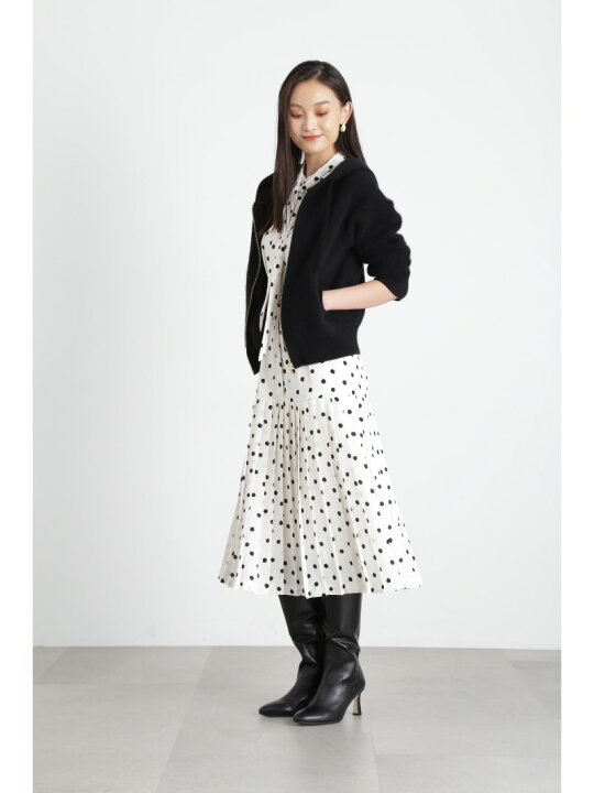 楽天市場】【SALE／30%OFF】◇ランダムドットプリーツワンピース 